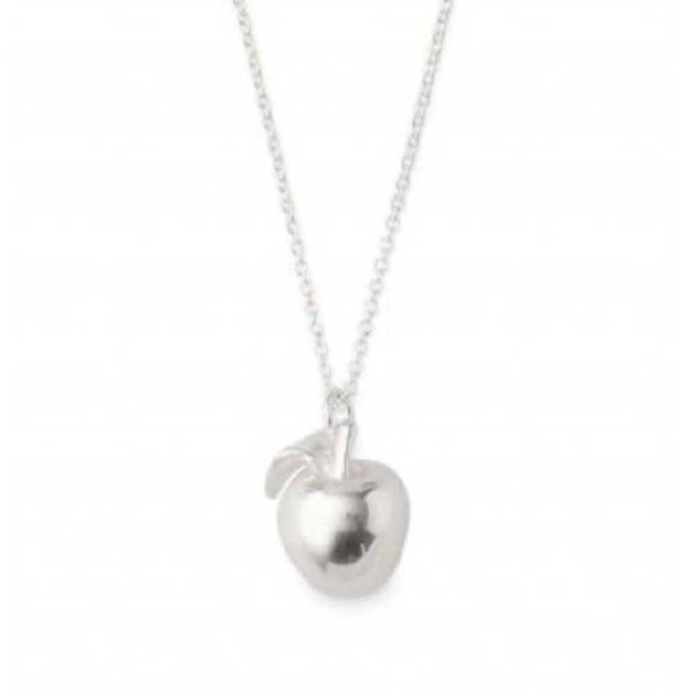New in box, apple of my eye, Stella, and dot retired necklace in silver